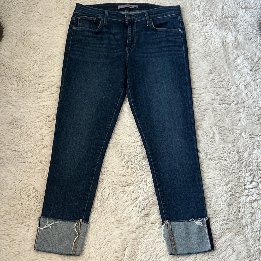 Joe's Jeans Dark Blue Ankle Cropped Denim